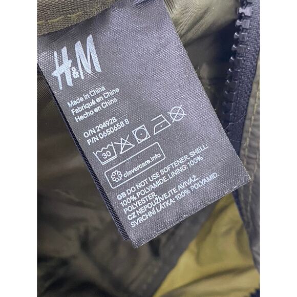 H&M Unisex Adult Dark Green Lightweight Adjustable Strap Belt Bag SZ OS - Picture 6 of 9